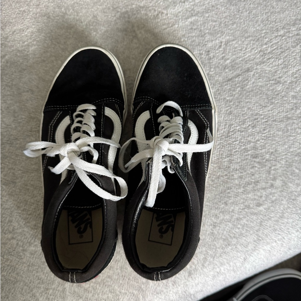 Vans Classic Black and White Shoes